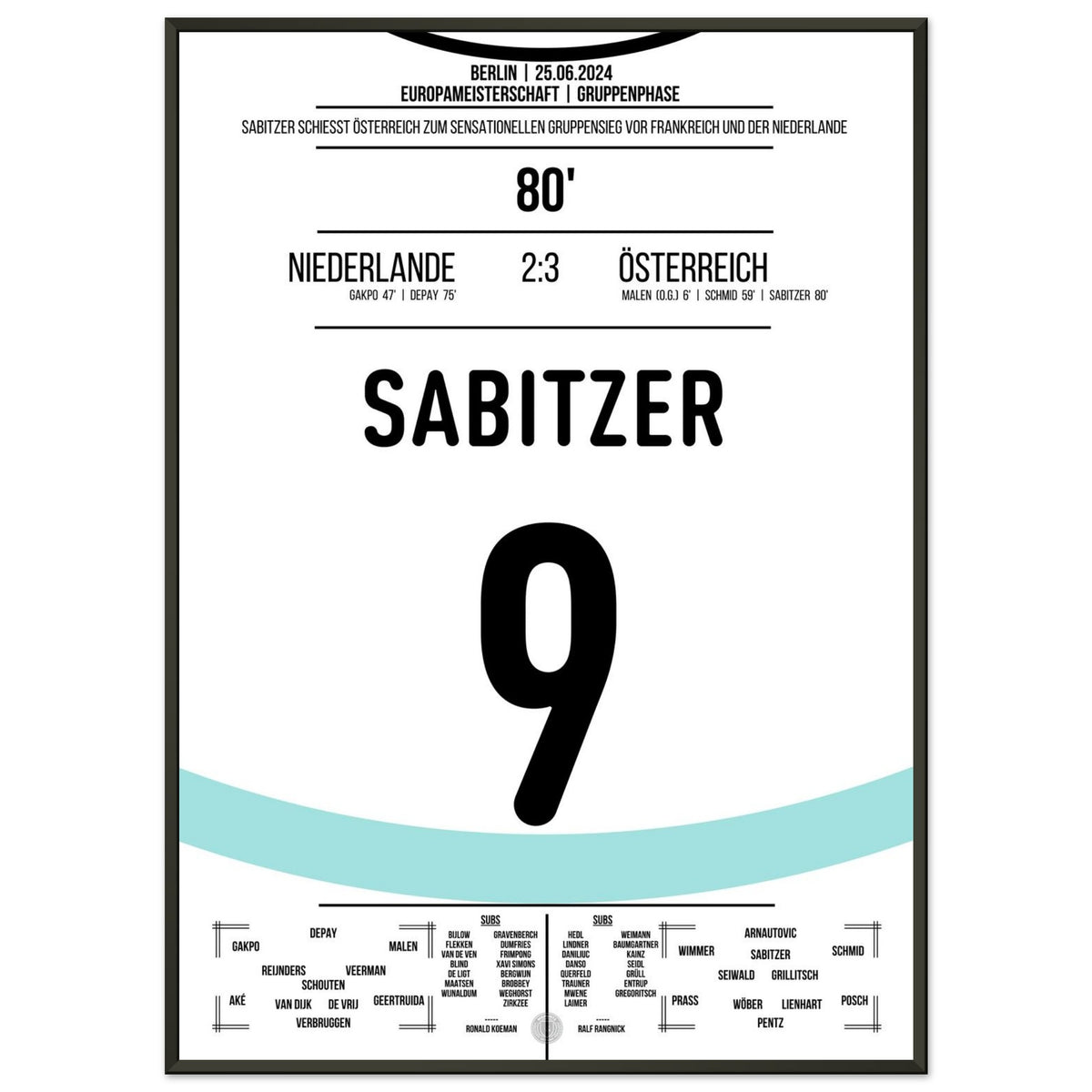 Sabitzer sends Austria to a sensational group win