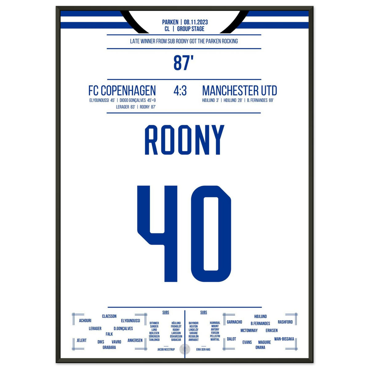 Substitute Roony sends Parken into raptures with the winning goal