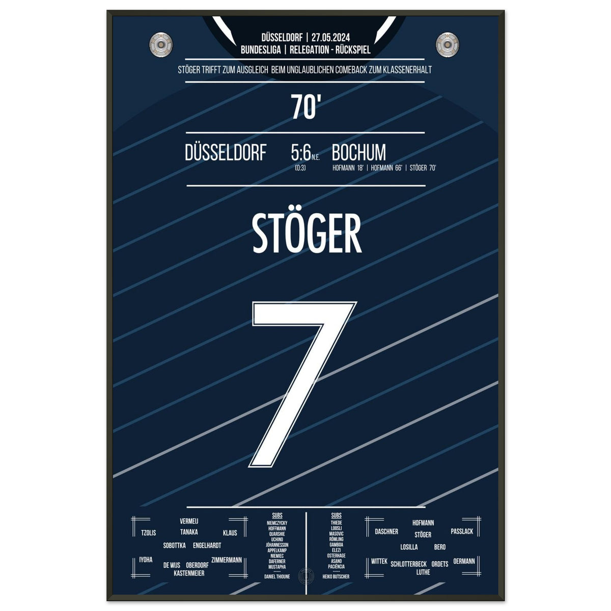 Stöger scores the equaliser in the legendary comeback for survival in 2024
