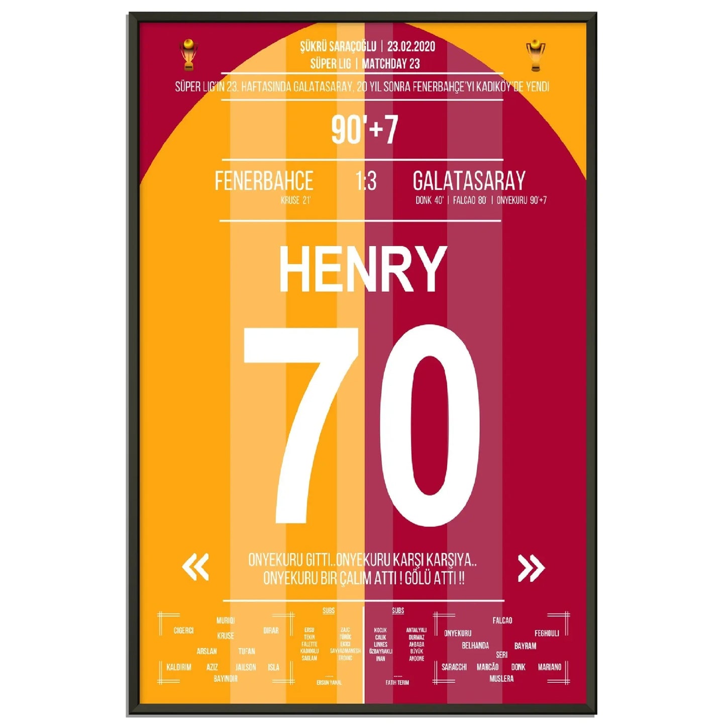 Erster Sieg bei Fenerbahce nach 20 Jahren - Onyekuru entscheidet das Derby