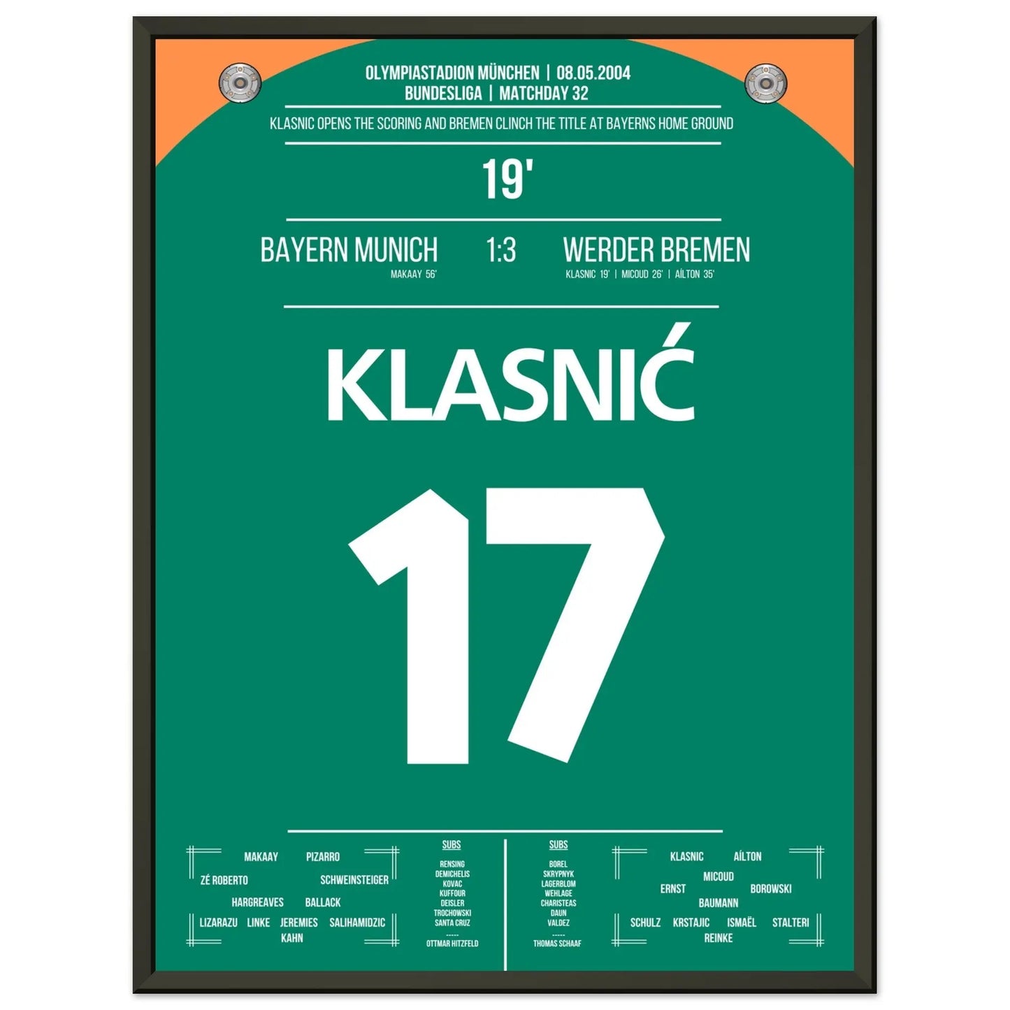 Klasnic's goal during the championship win in Munich 2004