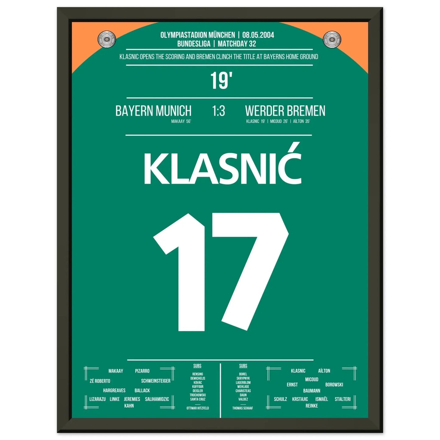 Klasnic's goal during the championship win in Munich 2004