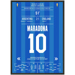 Maradonas "Hand Gottes" Tor WM 1986 Argentinien gegen England