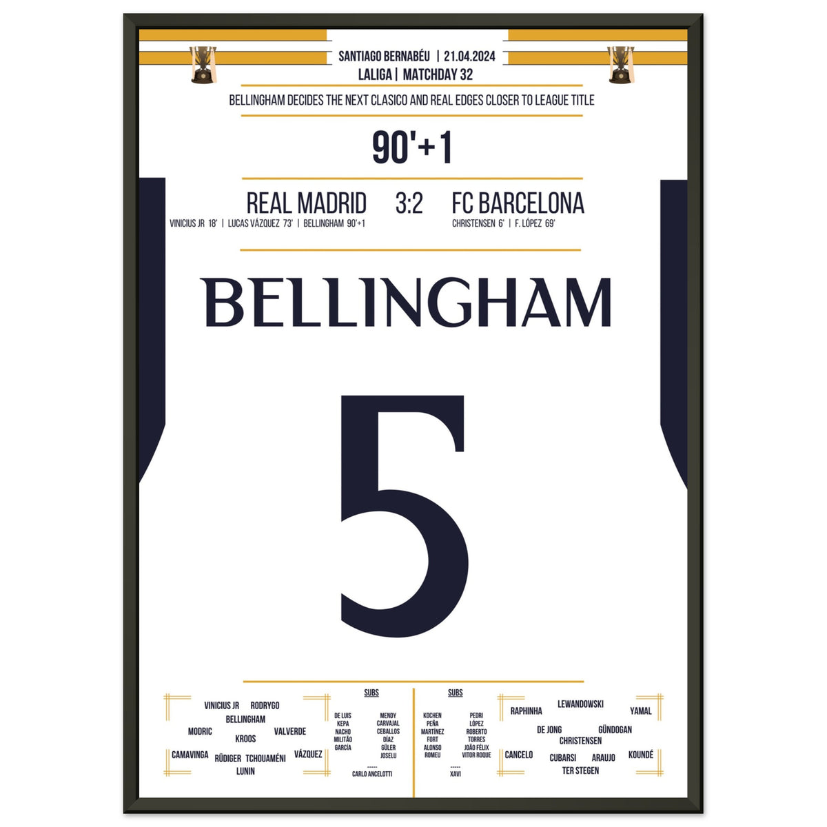Bellingham settles the next Clasico in stoppage time!
