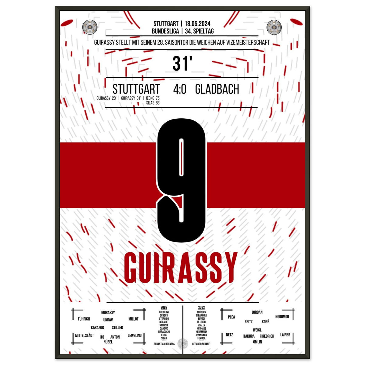 Guirassy fires Stuttgart to German runner-up finish in 2024 with a brace