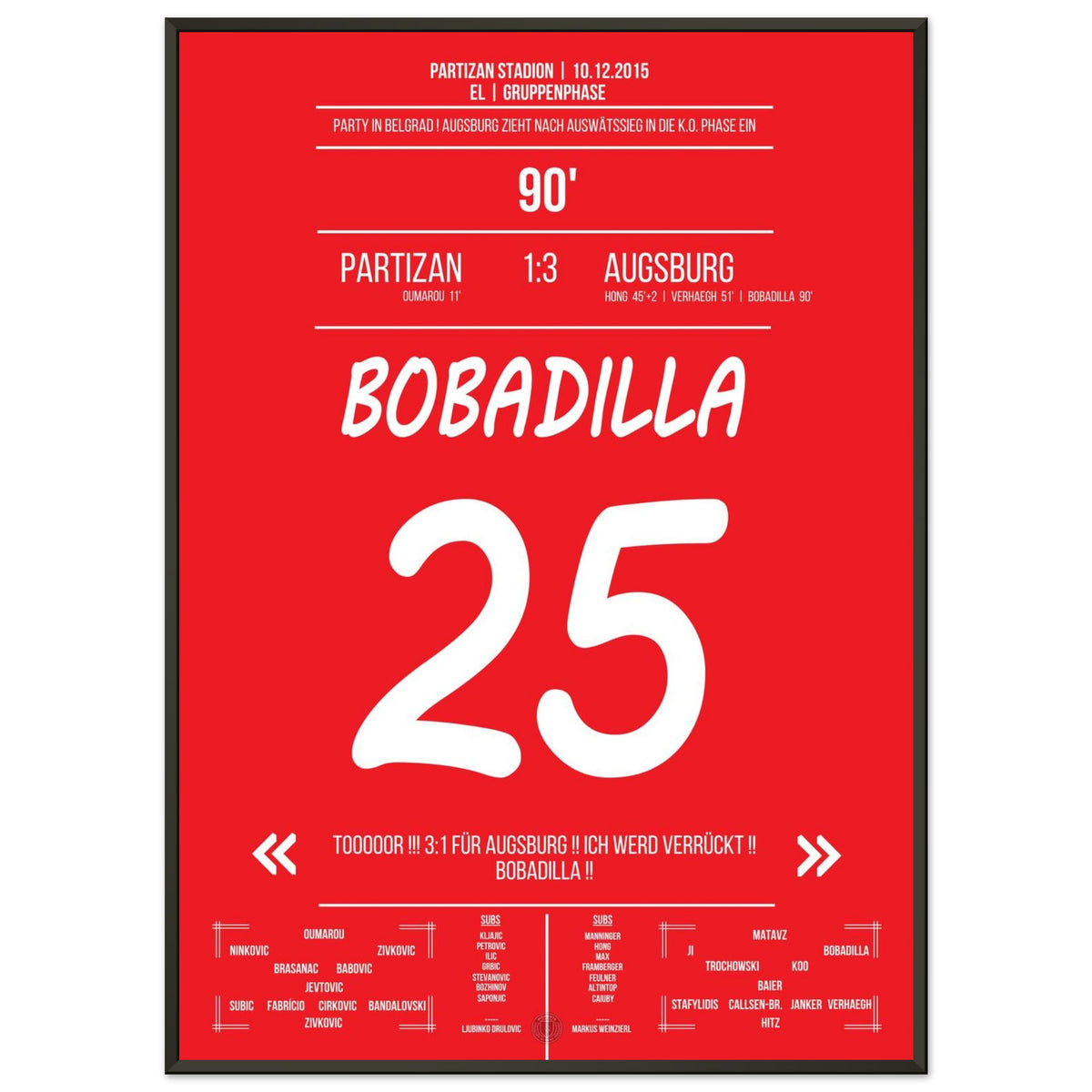 Augsburg Miracle - Bobadilla shoots Augsburg into the K.O. round