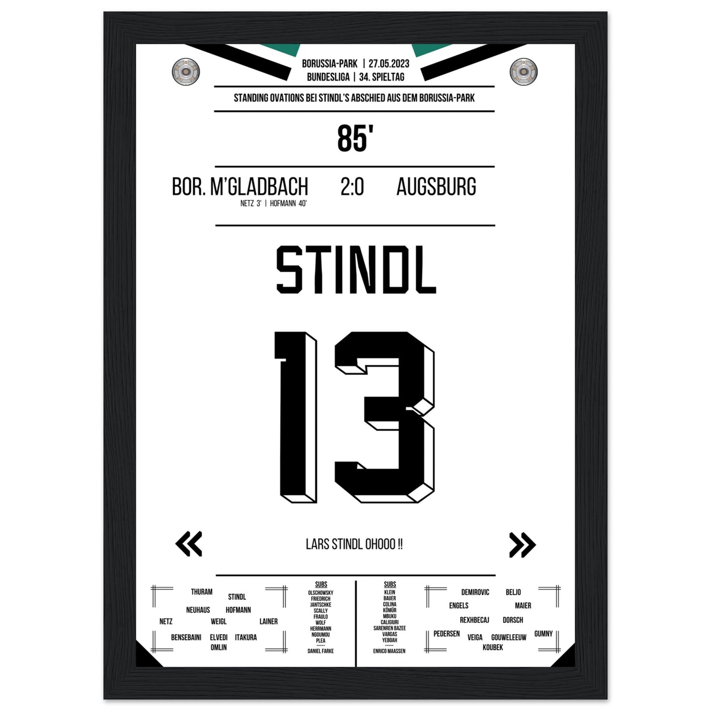 Stindl's Verabschiedung im Borussia-Park 2023