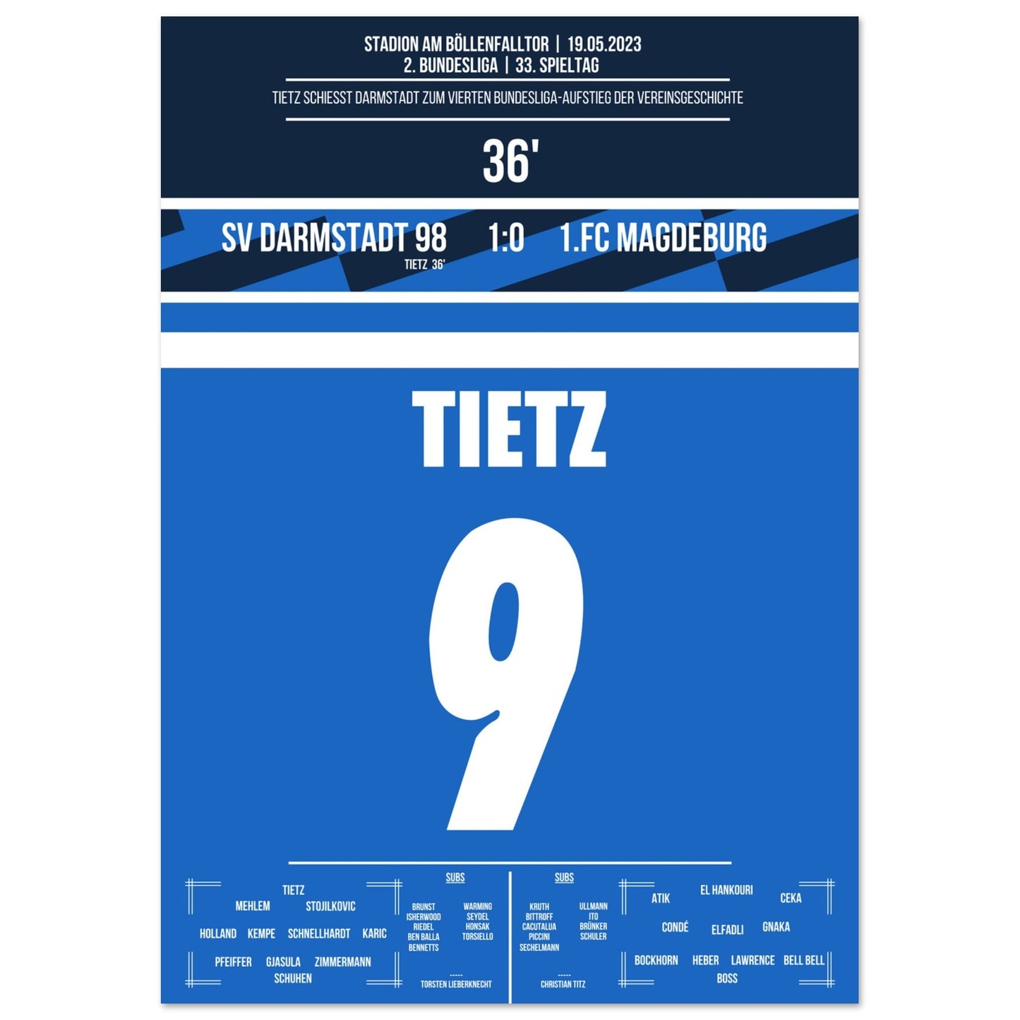 Darmstadt's Wiederaufstieg in die Bundesliga in 2023