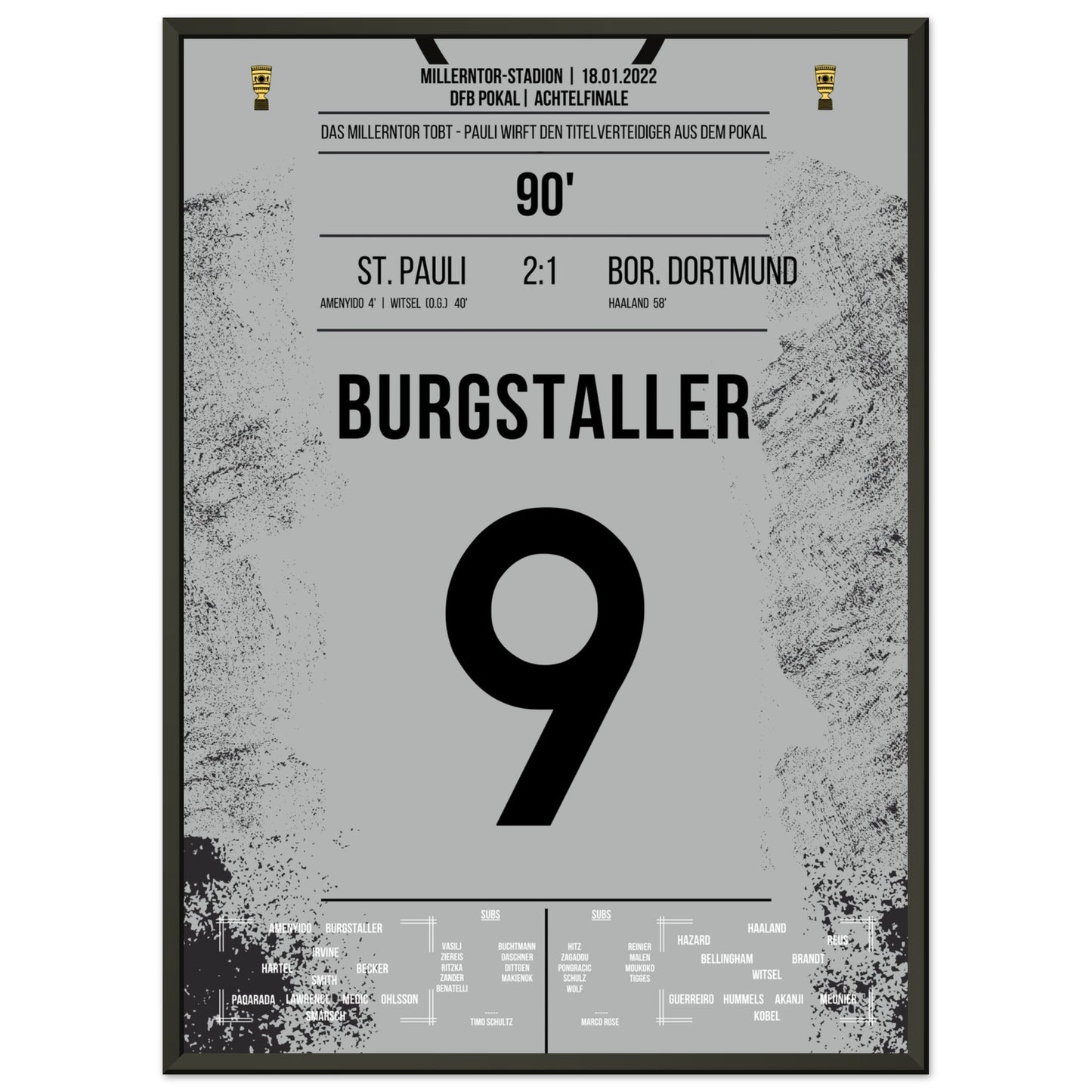 Wilde Pokalnacht auf dem Kiez! St Pauli wirft den Titelverteidiger Dortmund aus dem Pokal