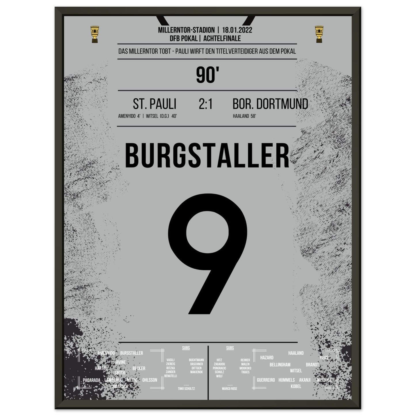 Wilde Pokalnacht auf dem Kiez! St Pauli wirft den Titelverteidiger Dortmund aus dem Pokal