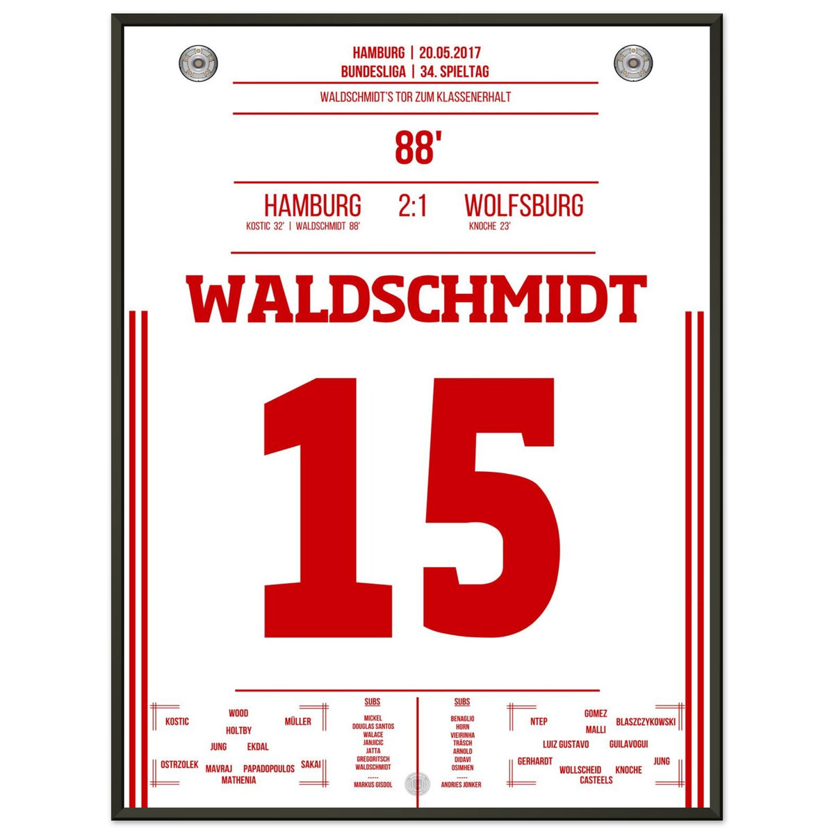 Waldschmidt's Tor zum Klassenerhalt 2017