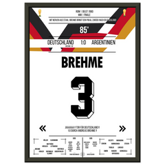 Brehme's penalty against Argentina in the 1990 World Cup final