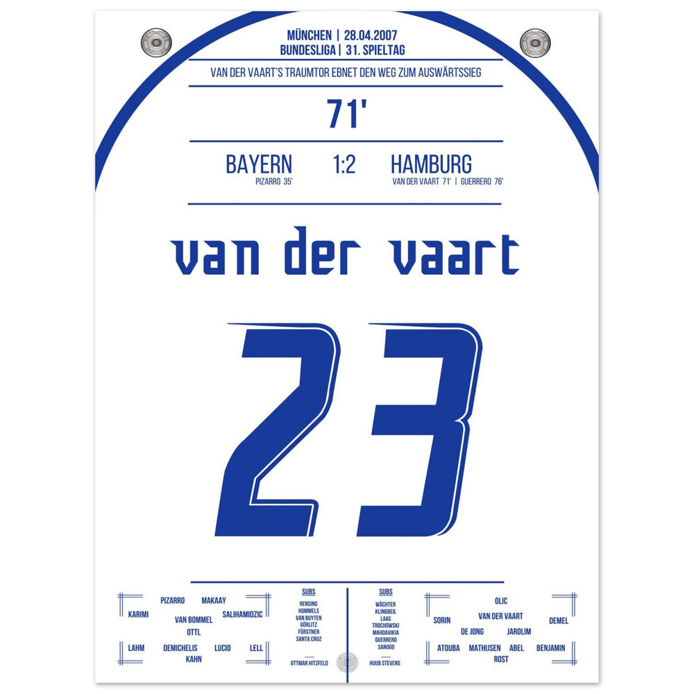 Van der Vaart's dream goal in the away victory against <tc>Bayern</tc> 2007