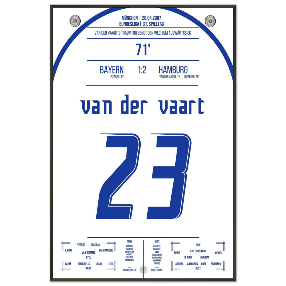 Van der Vaart's dream goal in the away victory against <tc>Bayern</tc> 2007