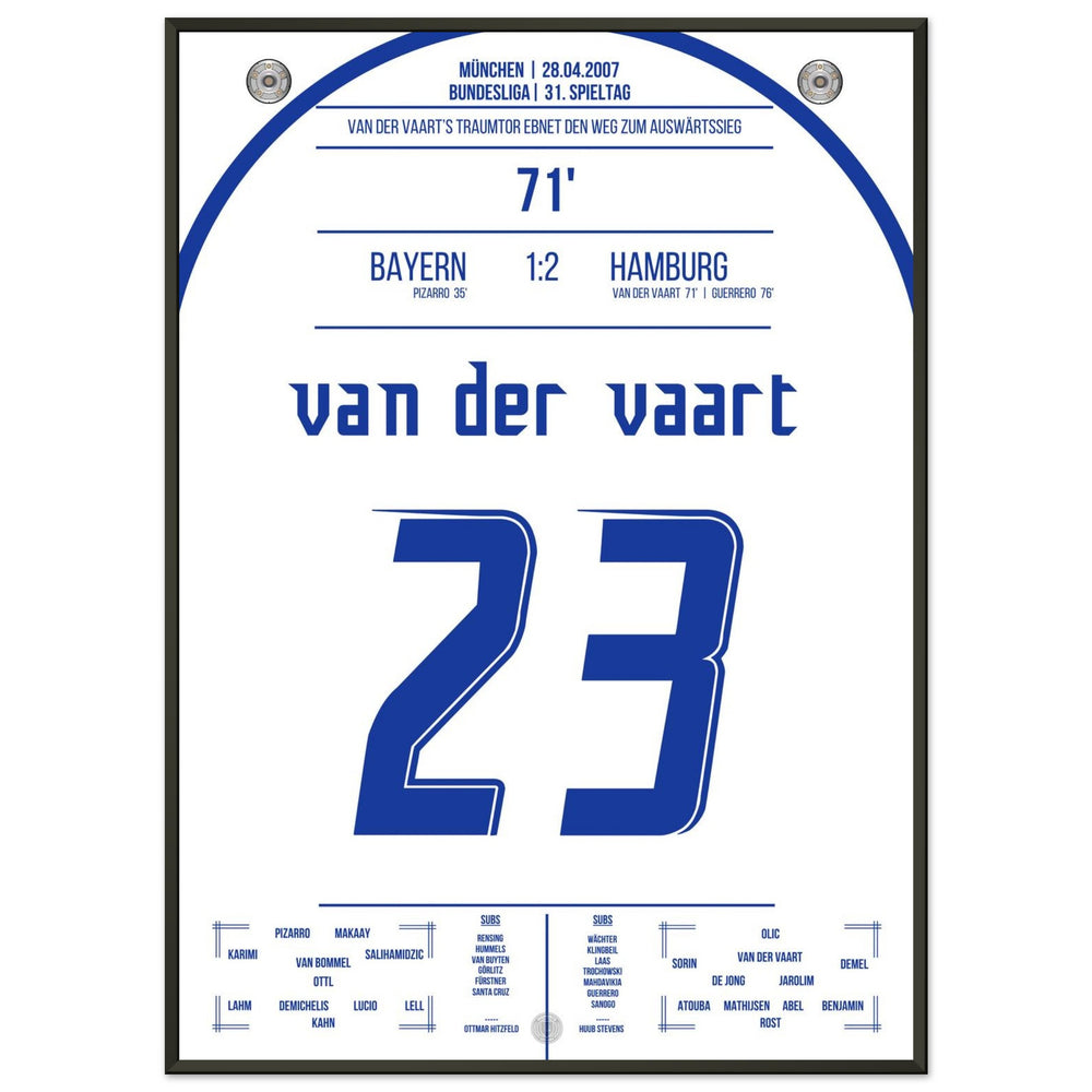 Van der Vaart's dream goal in the away victory against <tc>Bayern</tc> 2007