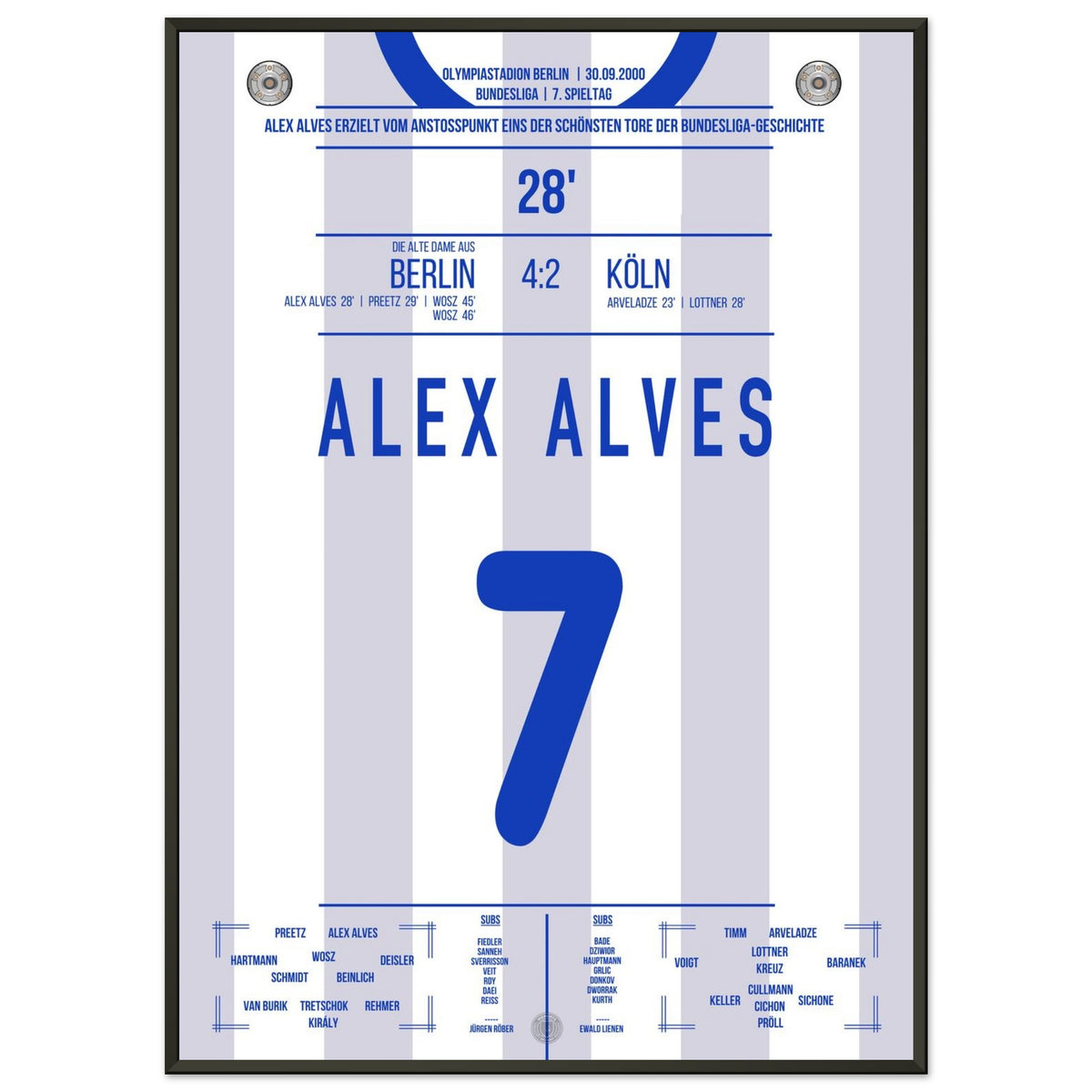 Alex Alves scores the goal of the century from the halfway line