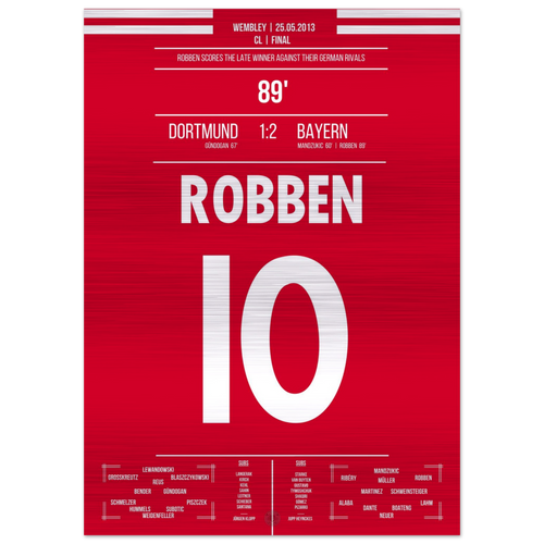 Robben's Tor zum CL Titel 2013 – Metal Edition