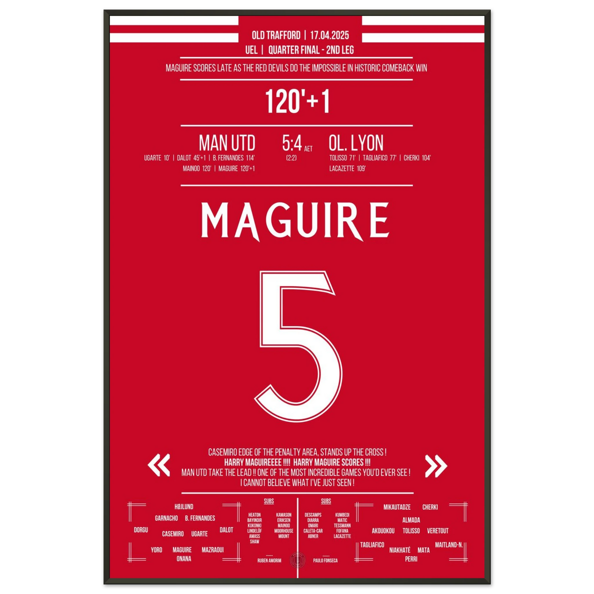 ManU turns the game around with a wild 9-goal spectacle to reach the semi-finals