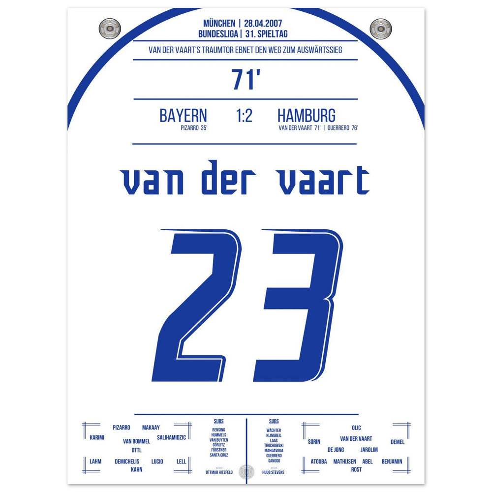 Van der Vaart's dream goal in the away victory against <tc>Bayern</tc> 2007