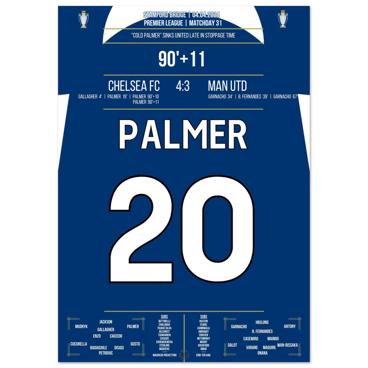 Palmer took down United single-handedly in stoppage time
