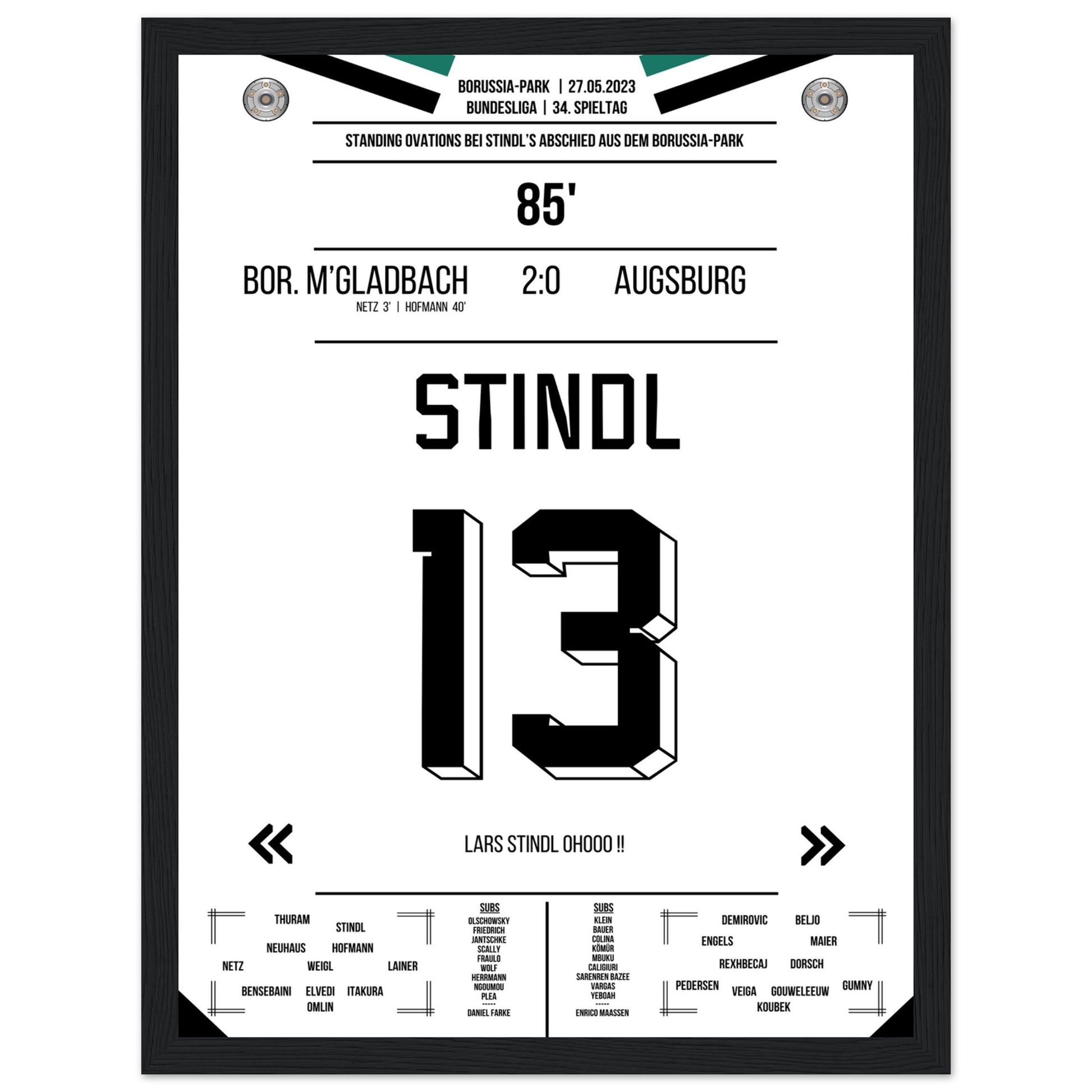 Stindl's Verabschiedung im Borussia-Park 2023
