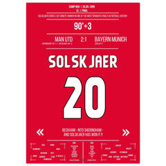 Solskjaer scores in the most memorable comeback in history in the 1999 final against <tc>Bayern</tc>