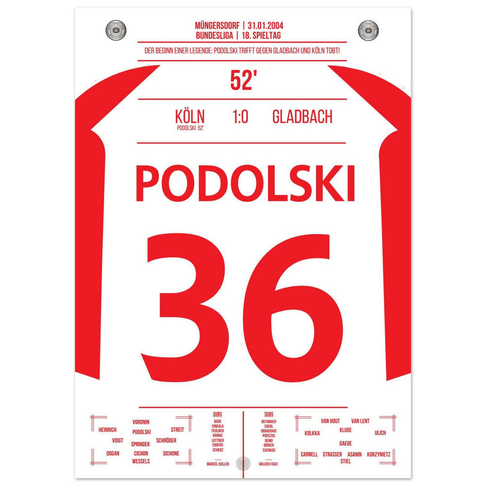 Podolski der Matchwinner im Derby bei Kölns ersten Sieg gegen Gladbach nach 6 Jahren