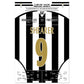 Alan Shearer wird Rekordtorschütze für die Magpies 60x90-cm-24x36-Ohne-Rahmen