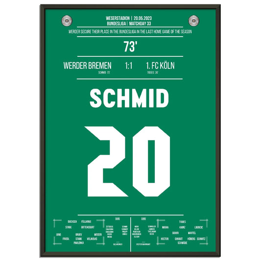 Bremen sichert den Klassenerhalt im letzten Bundesliga Heimspiel der Saison 22/23 