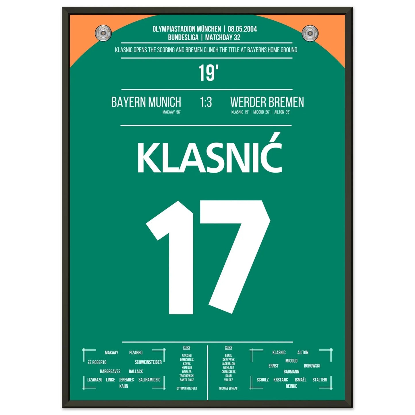 Klasnic's goal during the championship win in Munich 2004