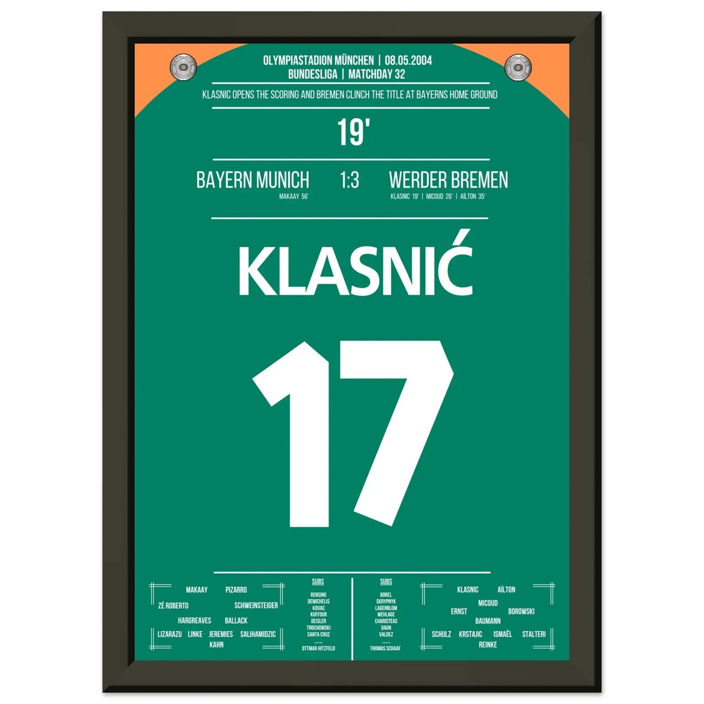 Klasnic's goal during the championship win in Munich 2004