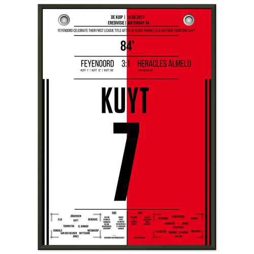 Kuyt hat-trick secures Feyenoord's first championship title in 18 years