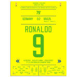 Ronaldo Il Fenomeno Doppelpack für Brasilien WM Finale 2002 gegen Deutschland 