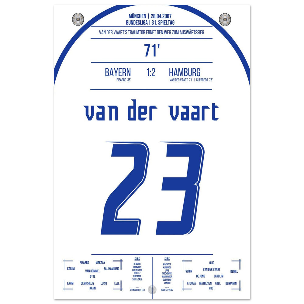 Van der Vaart's dream goal in the away victory against <tc>Bayern</tc> 2007
