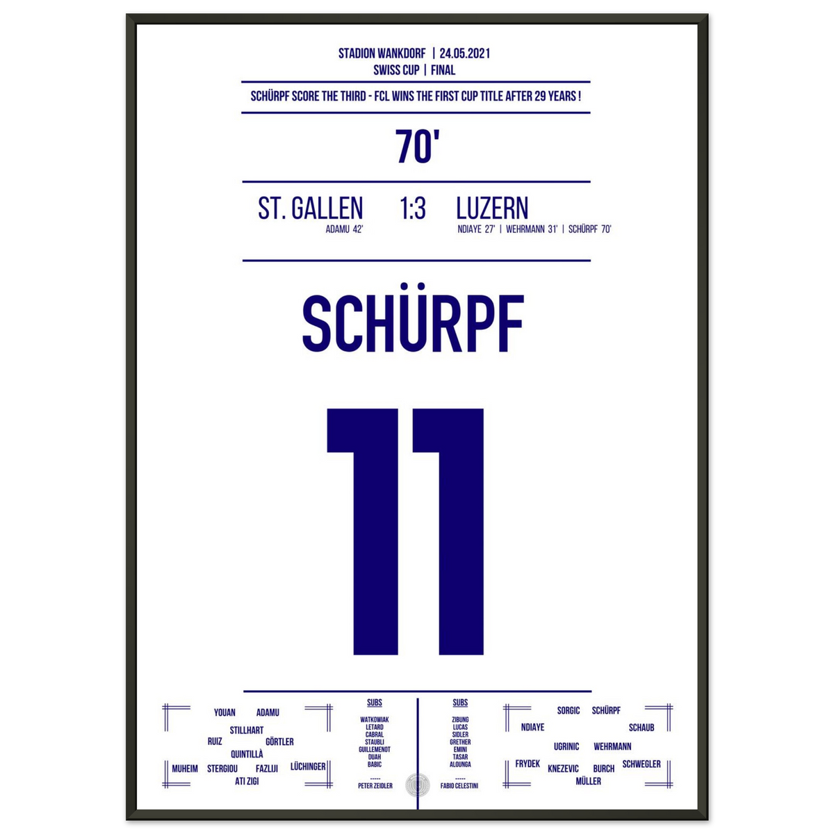 Schürpf scores and Luzernholz wins the Swiss Cup