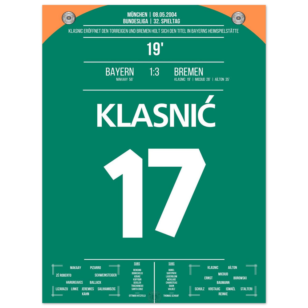 Klasnic's goal during the championship win in Munich 2004