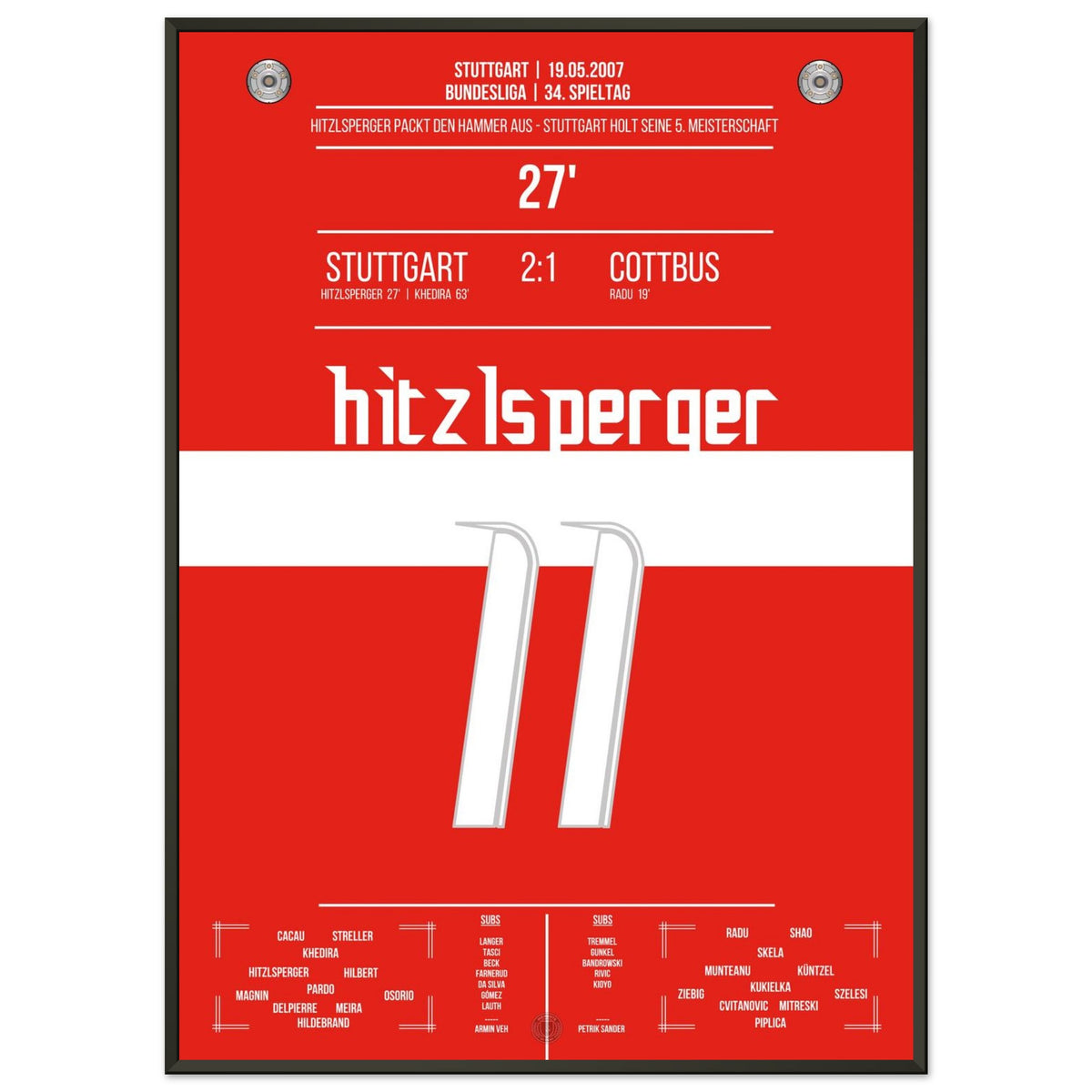 Hitzlsperger’s thunderbolt in Stuttgart’s 2007 championship win