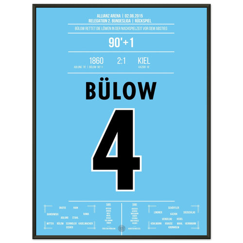 Saved in the nick of time! Bülow secures 1860’s place in the league