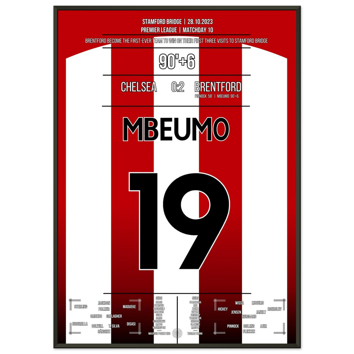 Mbeumo scores and the Bees conquer Stamford Bridge for the third time in a row