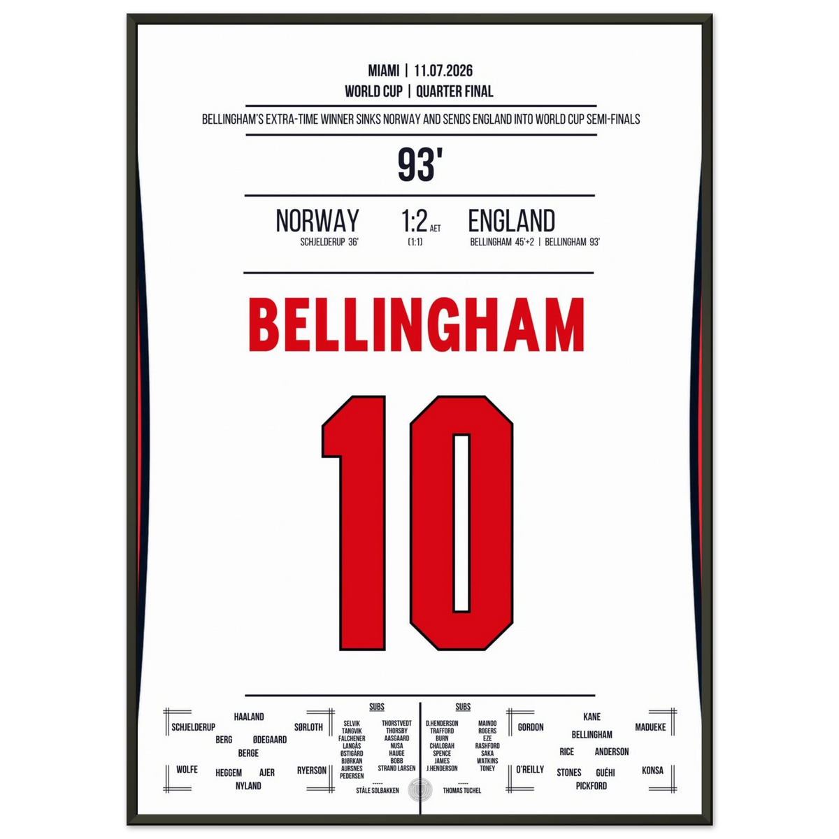 Bellingham fires England into the semifinals
