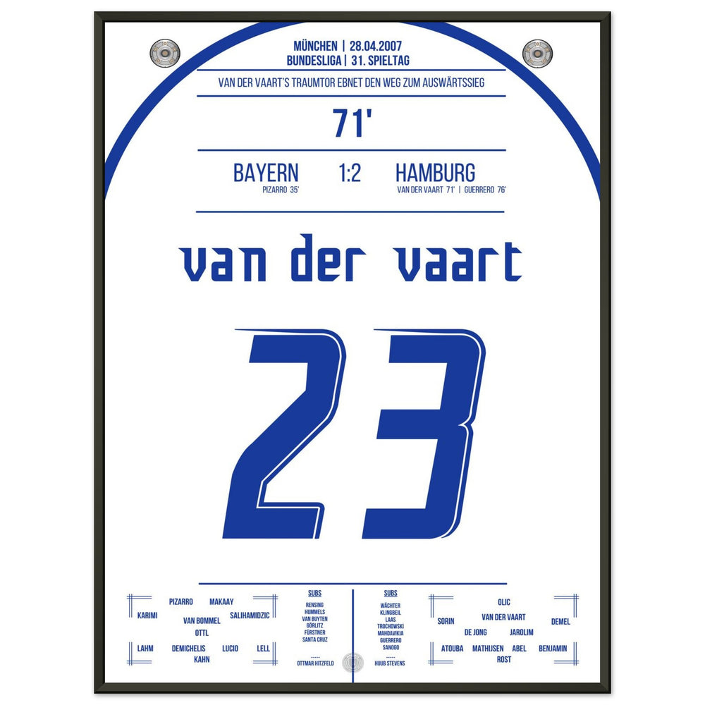 Van der Vaart's dream goal in the away victory against <tc>Bayern</tc> 2007