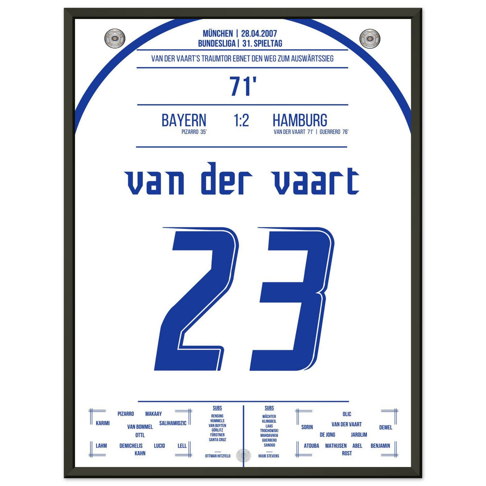 Van der Vaart's dream goal in the away victory against <tc>Bayern</tc> 2007