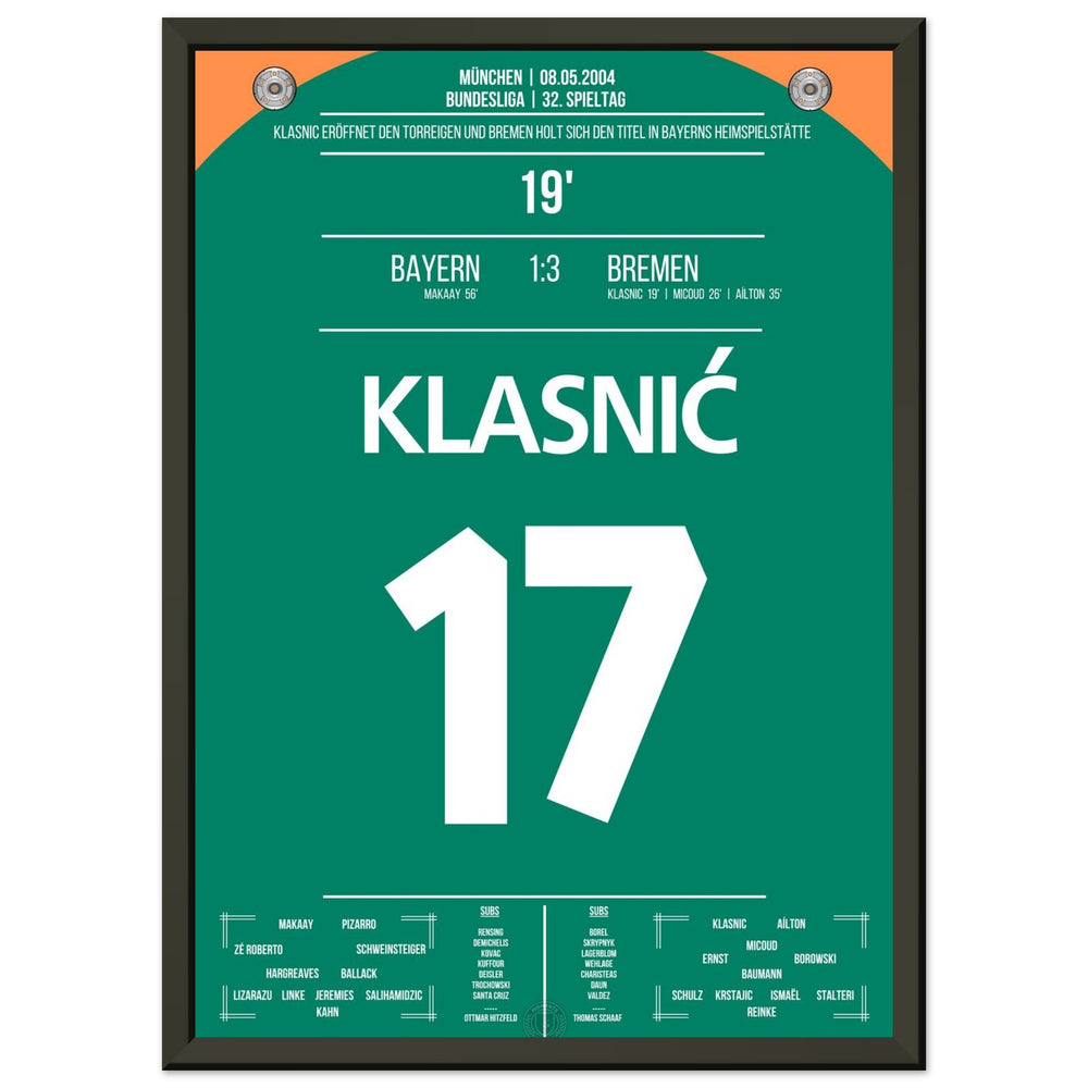 Klasnic's goal during the championship win in Munich 2004