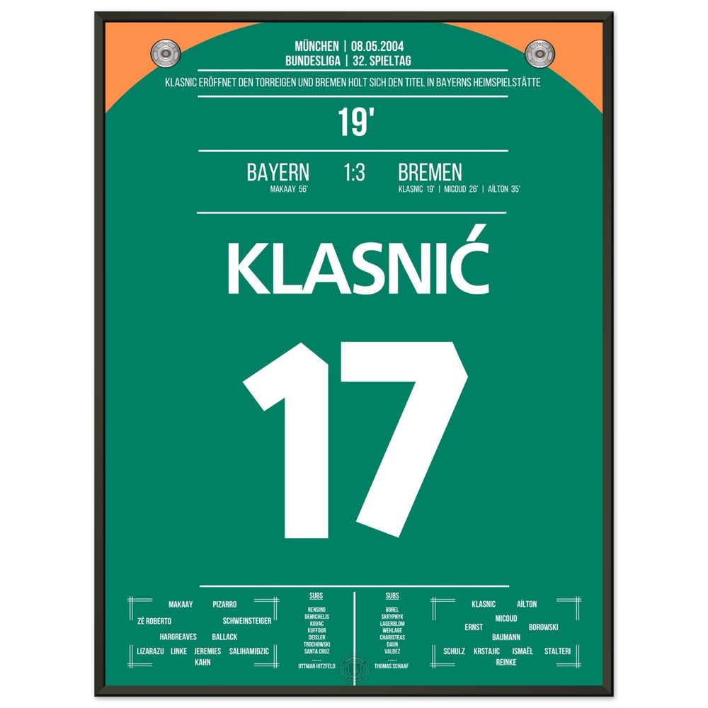 Klasnic's goal during the championship win in Munich 2004