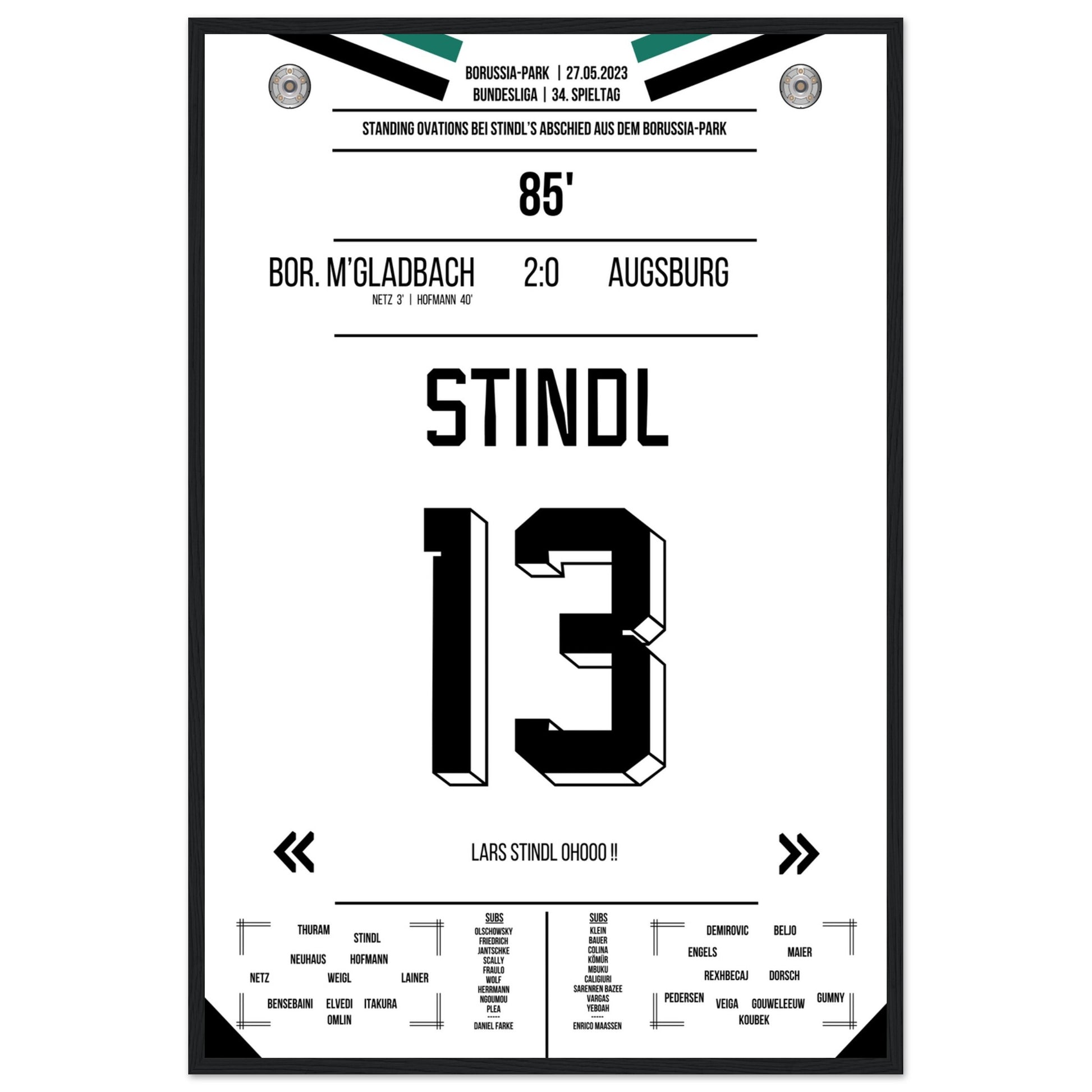 Stindl's Verabschiedung im Borussia-Park 2023