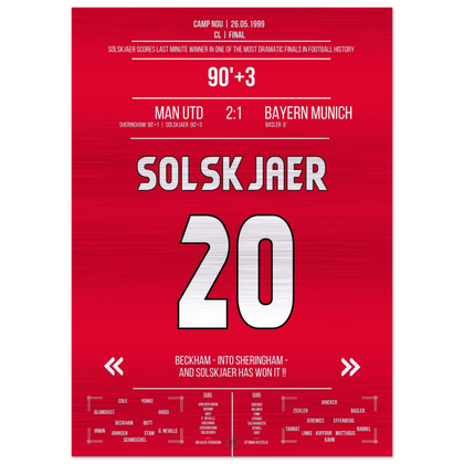 Solskjaer trifft im denkwürdigsten Comeback der Geschichte im Finale 1999 gegen Bayern – Metal Edition