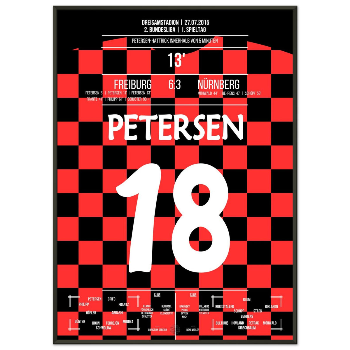 Petersen's 5-Minuten-Hattrick