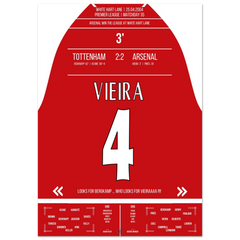 Vieira's Tor beim Gewinn der Meisterschaft an der White Hart Lane 2004