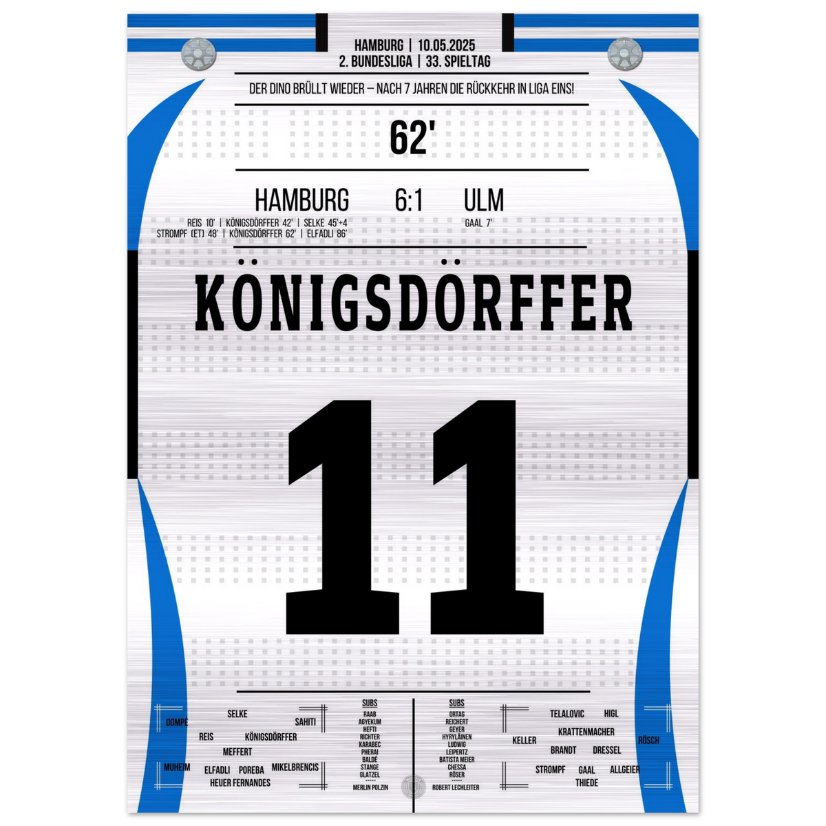 Hamburger Aufstiegsfeier! Bundesliga-Rückkehr nach 7 Jahren – Metal Edition