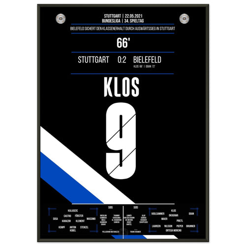 Bielefeld secures their league spot on the final matchday in Stuttgart in 2021